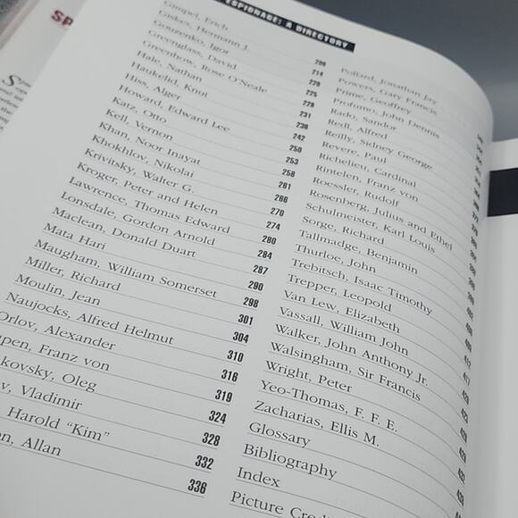 Hearn, Chester. Spies & Espionage A Directory 2006 Illustrated Important Ref - Picture 6 of 13